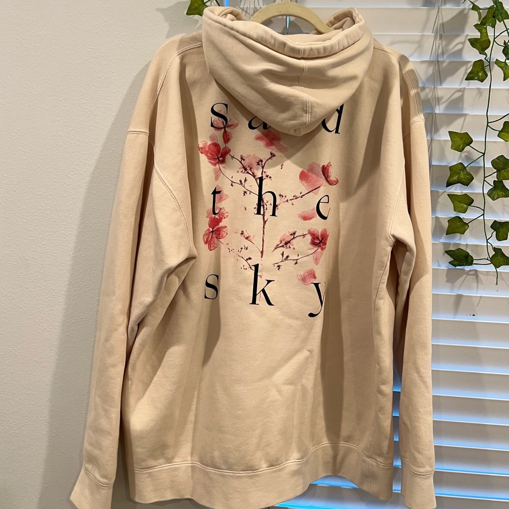 said the sky stonewash hoodie